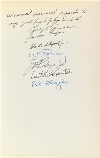 (ASTRONAUTS--PROJECT MERCURY.) We Seven. Signed by all 7 authors